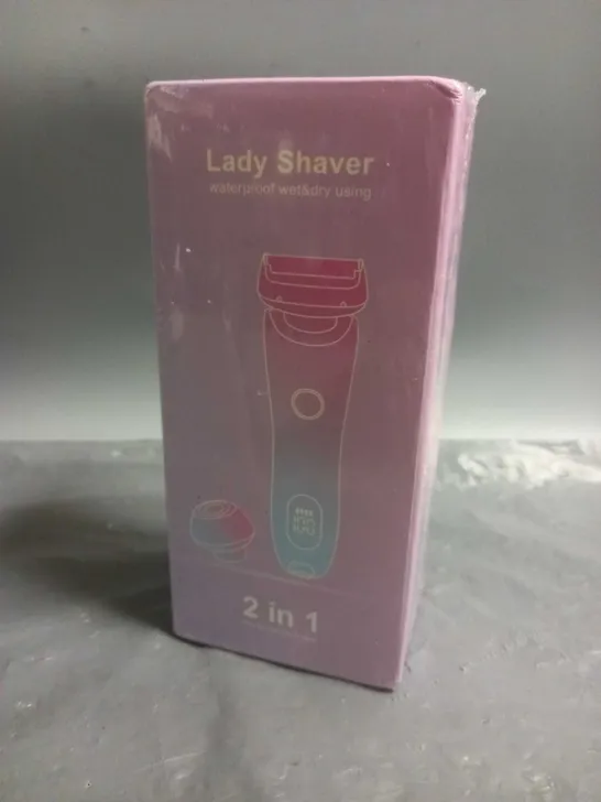 BOXED 2 IN 1 WOMENS WATERPROOF ELECTRIC SHAVER 