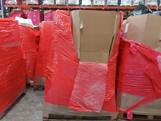 PALLET OF ASSORTED ITEMS INCLUDING: DEHUMIDIFIER, BASKETBALL BACKBOARD, FOLDING SNACK TABLE, TOILET SEAT COVER