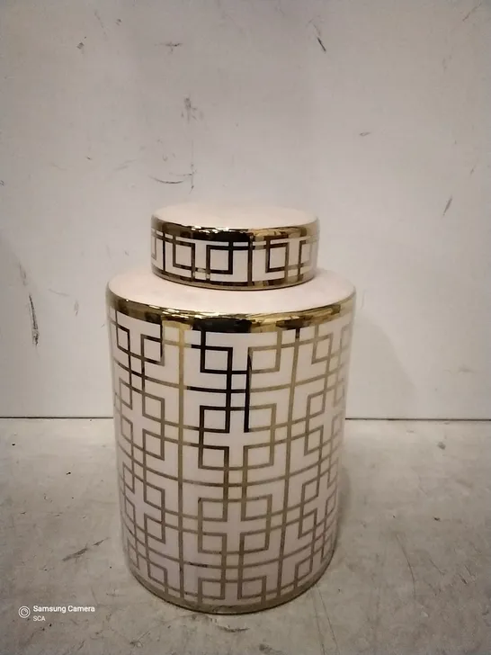 CIMC CERAMIC JAR IN GOLD