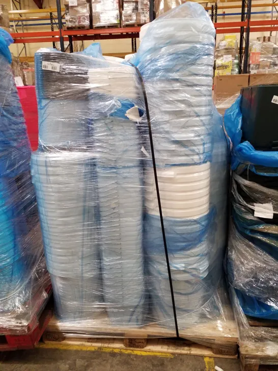 PALLET OF ASSORTED WHITE BUCKETS 