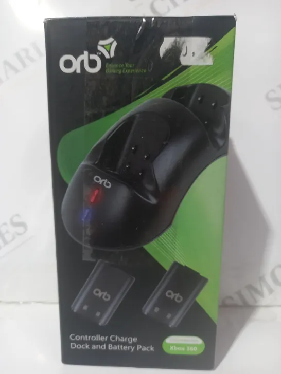 BOXED ORB CONTROLLER DOCK AND BATTERY PACK COMPATIBLE WITH XBOX 360