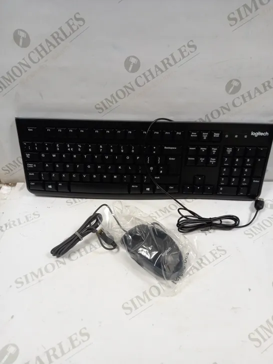 LOGITECH MK120 USB KEYBOARD & MOUSE 