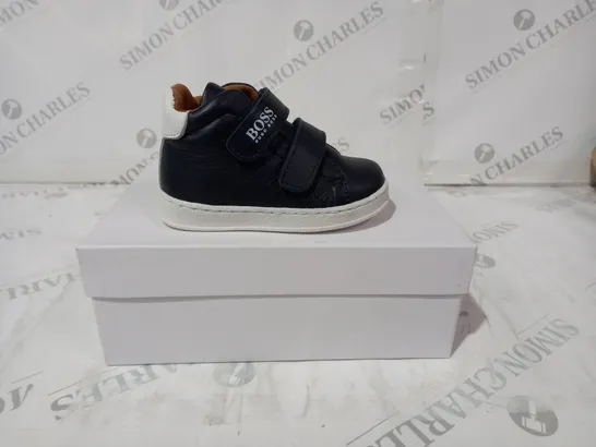 HUGO BOSS KIDWEAR TRAINER COLOUR BLUE SIZE 20