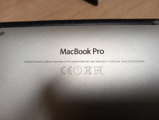 APPLE MACBOOK PRO (A1398 MID 2014)