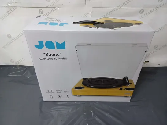 BOXED AND SEALED JAM SOUND ALL IN ONE TURNTABLE