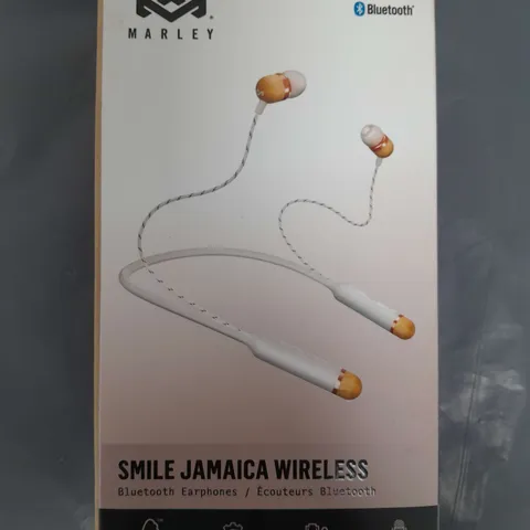 5 BOXED HOUSE OF MARLEY EM-JE083-CPA SMILE JAMAICA WIRELESS BLUETOOTH EARPHONES