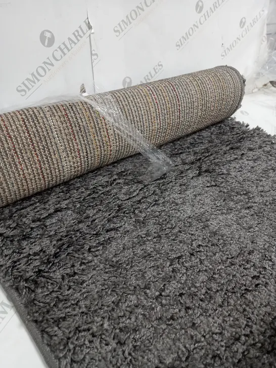 ABASEEN HAGGY RUG MODERN DARK GREY 