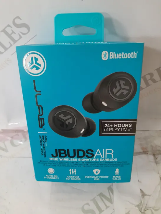 BOXED JLABS JBUDSAIR EARBUDS TRUE WIRELESS SIGNATURE 