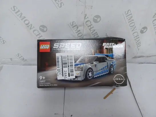 BOXED LEGO SPEED CHAMPIONS 2 FAST 2 FURIOUS NISSAN SKYLINE 76917 RRP £20.5