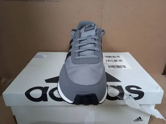 BOXED ADIDAS RUN 60S 3,0 TRAINERS IN GREY - SIZE 11