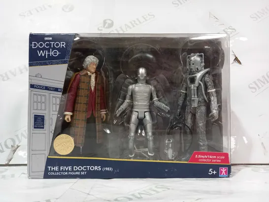 BBC DOCTOR WHO THE FIVE DOCTORS COLLECTOR FIGURE SET