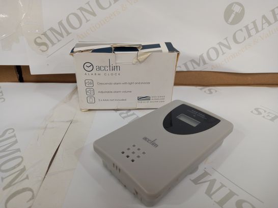 BOXED ACCTIM ALARM CLOCK