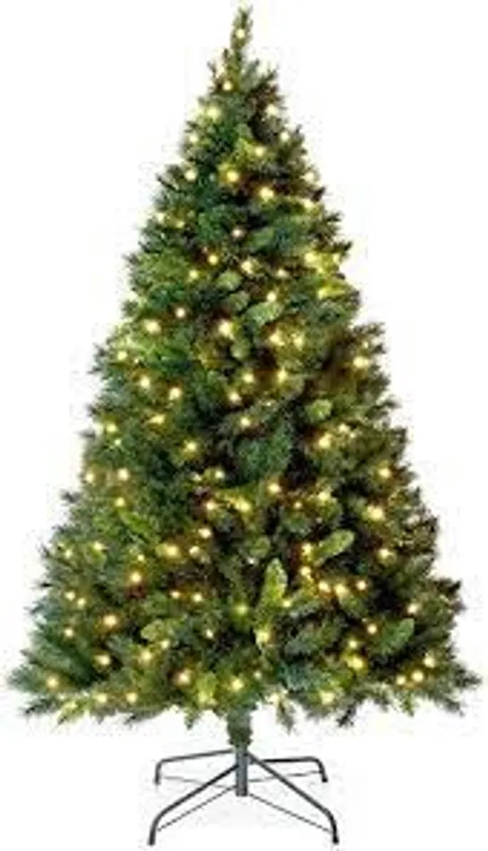 BOXED 5FT SNOWSHILL PRELIT CHRISTMAS TREE WITH 200 LED LIGHTS