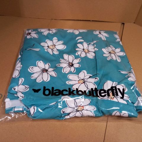 PACKAGED BLACKBUTLERFLY TURQUOISE VINTAGE DAISY 50'S GIRLS DRESS - AGE 13/14YR