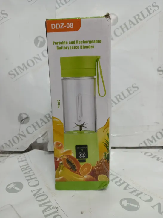 BOXED PORTABLE AND RECHARGEABLE BATTERY JUICE BLENDER