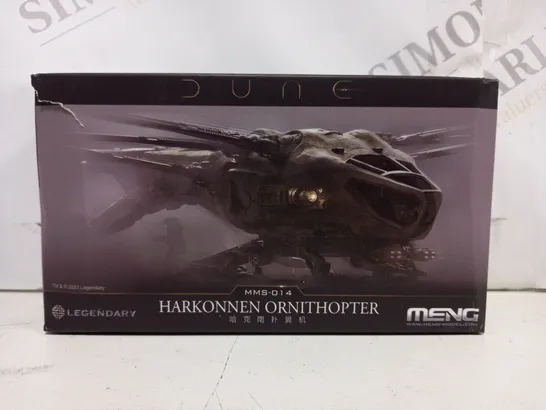 BOXED MENG DUNE MMS-014 HARKONNEN ORNITHOPTER MODEL