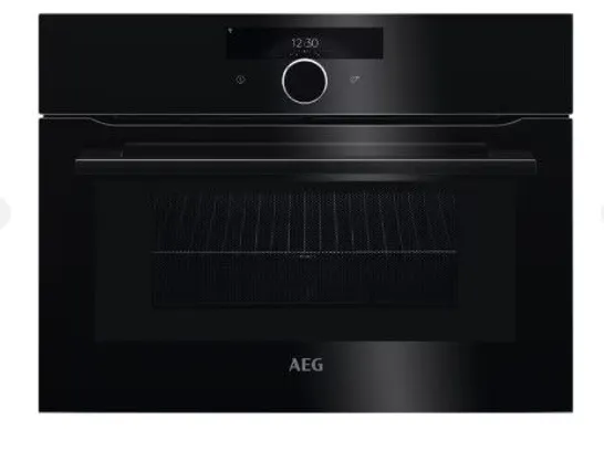 AEG BUILT-IN COMMAND WHEEL COMBINATION MICROWAVE OVEN KMK968000B BLACK RRP £917