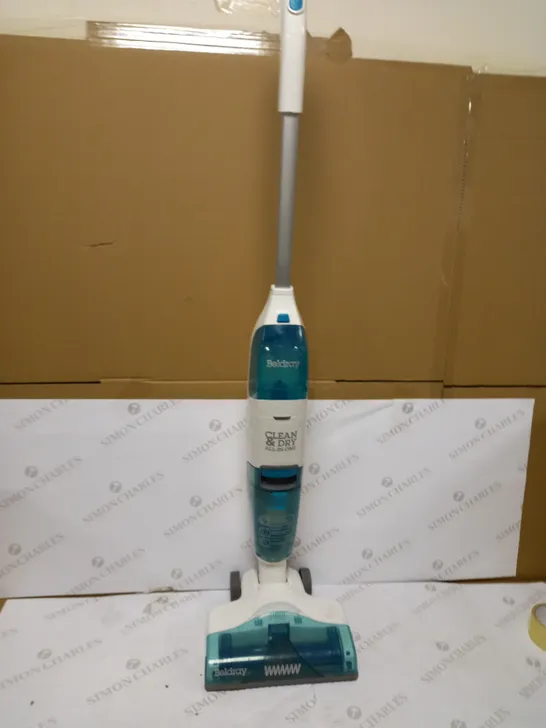 BELDRAY CLEAN & DRY CORDLESS HARD VACUUM CLEANER