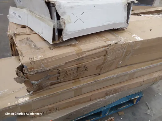 PALLET OF ASSORTED BOXED FURNITURE PARTS, MAINLY BED PARTS