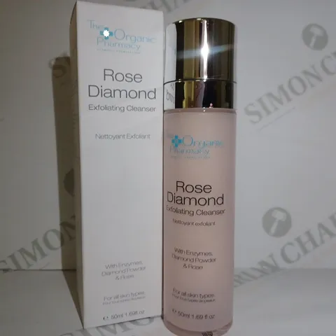 THE ORGANIC PHARMACY ROSE DIAMOND EXFOLIATING CLEANSER 50ML 