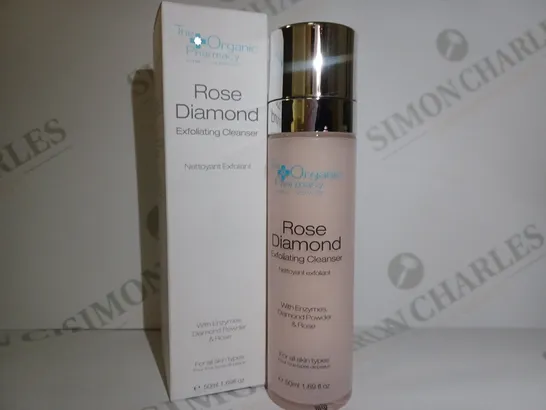 THE ORGANIC PHARMACY ROSE DIAMOND EXFOLIATING CLEANSER 50ML 