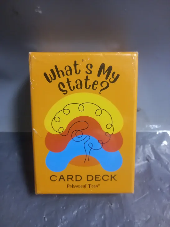 SEALED WHATS MY STATE POLYVAGAL TEEN CARD DECK