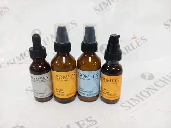 BOXED ISOMERS DE-AGE SUPER SKINCARE 4 PIECE COLLECTION