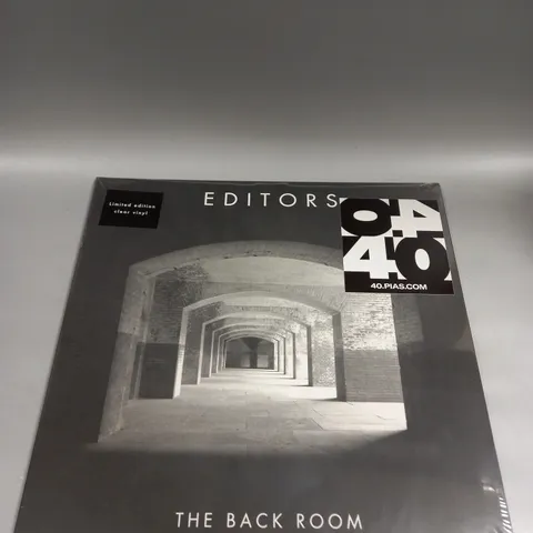 SEALED EDITORS THE BACK ROOM LIMITED EDITION CLEAR VINYL 