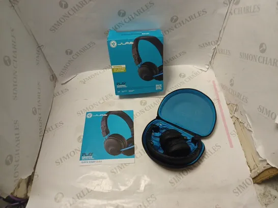 BOXED JLAB GAMING WIRELESS HEADSET WITH CARRY CASE, USB/AUDIO CABLES AND INSTRUCTIONS