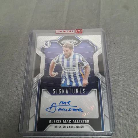 SIGNED ALEXIS MAC ALLISTER TRADING CARD