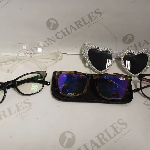 BOX OF APPROX 10 ITEMS INCLUDING ASSORTED PRESCRIPTION GLASSES