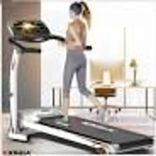 BOXED EJOGGA PULSE XF FOLDABLE ELECTRIC TREADMILL - WHITE