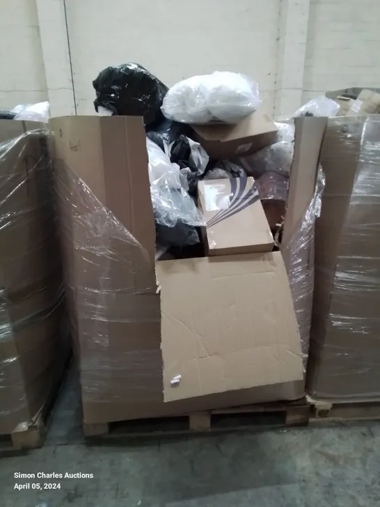 PALLET OF ASSORTED BEDROOM AND COMFORT BASED PRODUCTS TO INCLUDE; PILLOWS, SUPPORT SEAT CUSHIONS AND SIMILARLY RELATED GOODS