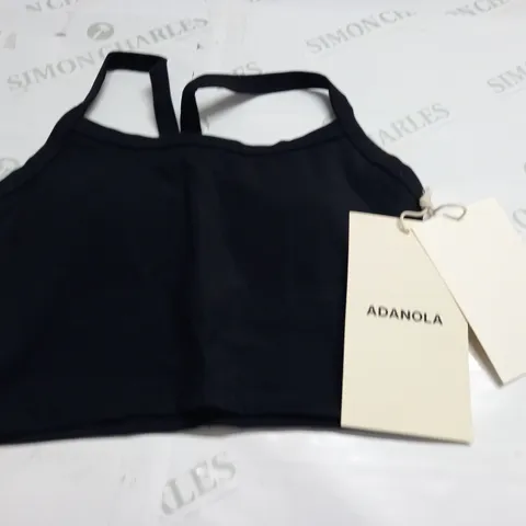 ADANOLA Y-BACK BRA IN BLACK - S