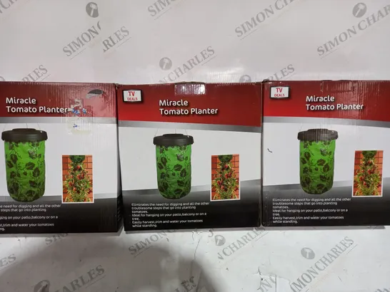 3 X BOXED TV DEALS MIRACLE TOMATO PLANTER 