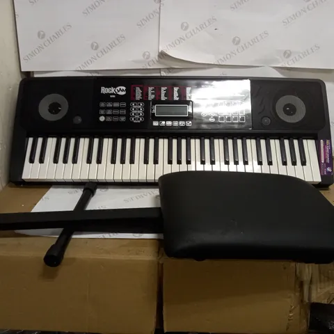 ROCKJAM RJ761 KEY KEYBOARD WITH CHAIR