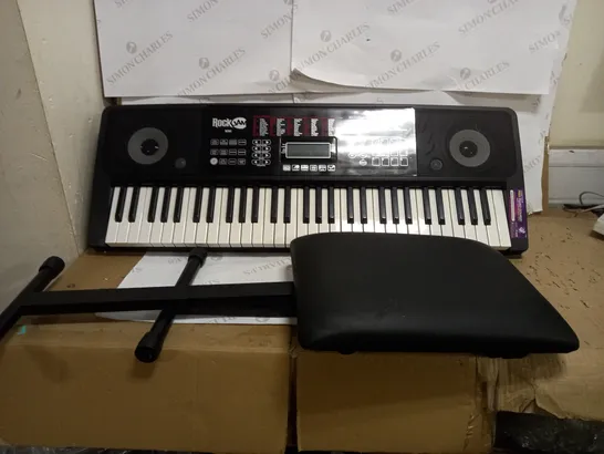 ROCKJAM RJ761 KEY KEYBOARD WITH CHAIR