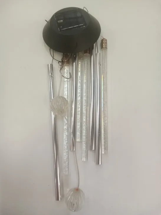 BOXED SOLAR CLEAR WIND CHIME