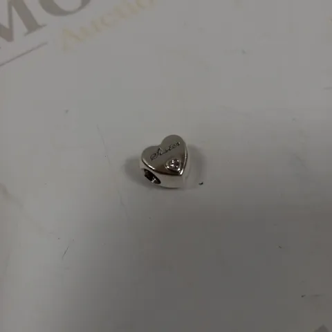 PANDORA SISTER HEART SILVER CHARM