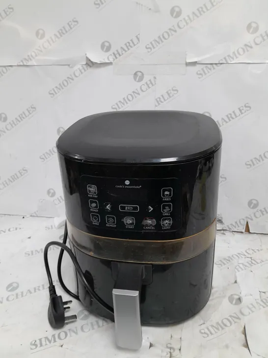 BOXED OUTLET COOK'S ESSENTIALS 4.0L AIR FRYER - BLACK