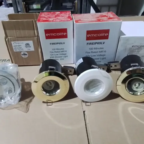 LOT OF APPROXIMATELY 65 ASSORTED BOXED DOWNLIGHTS 