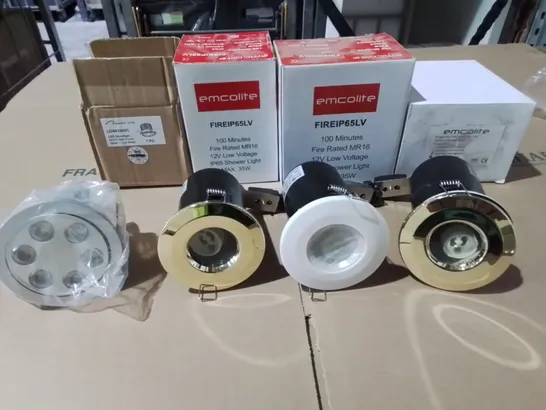 LOT OF APPROXIMATELY 65 ASSORTED BOXED DOWNLIGHTS 