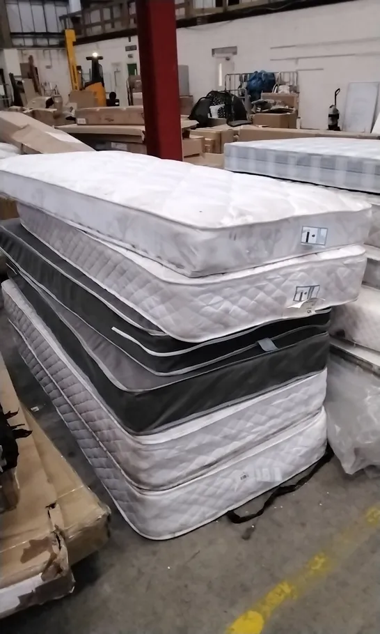 STACK OF APPROXIMATELY 6 ASSORTED MATTRESSES