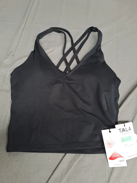 TALA SKINLUXE STRAPPY CAMI TOP IN BLACK - MED