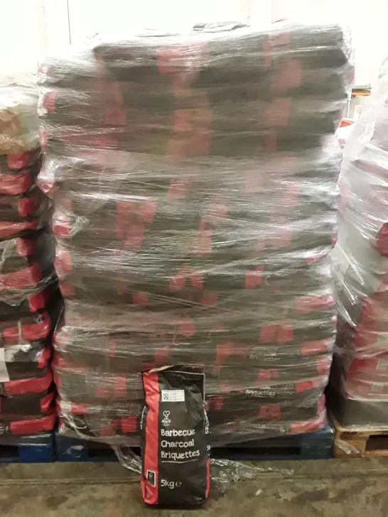 PALLET OF APPROXIMATELY 200 BAGS OF BARBECUE CHARCOAL BRIQUETTES