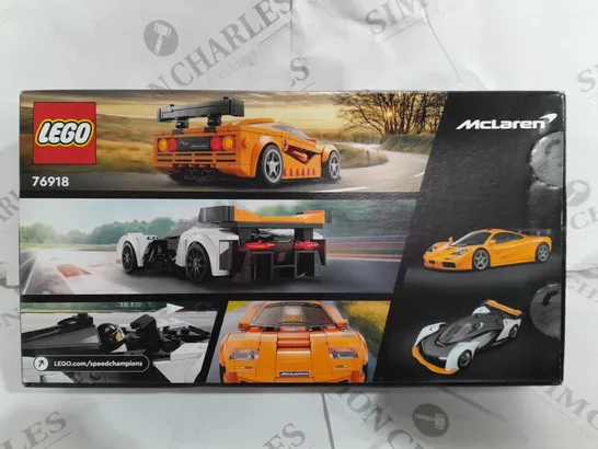 BOXED LEGO MCLAREN SPEED CHAMPIONS 76918