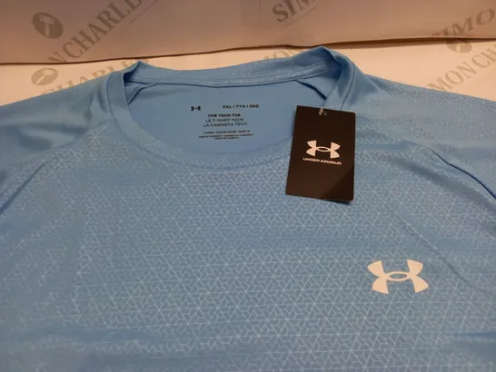 UNDER ARMOUR BLUE TECH TEE - XXL