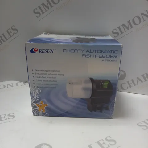 BOXED & SEALED RESUN CHEFFY AUTOMATIC FISH FEEDER AF2020