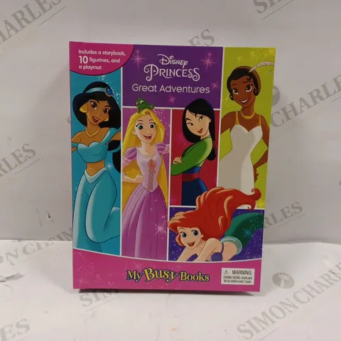 DISNEY PRINCESS GREAT ADVENTURES (INCLUDES STORYBOOK, 10 FIGURINES AND PLAYMAT)