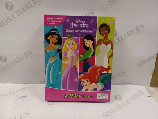 DISNEY PRINCESS GREAT ADVENTURES (INCLUDES STORYBOOK, 10 FIGURINES AND PLAYMAT)